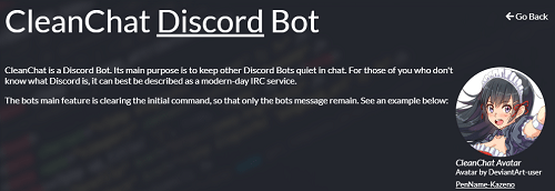 Bot DiscC CleanChat