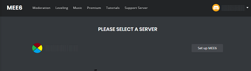per favore seleziona un server
