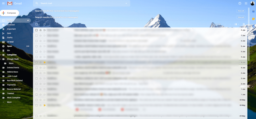Che cos'è l'icona a forma di ingranaggio in Gmail?