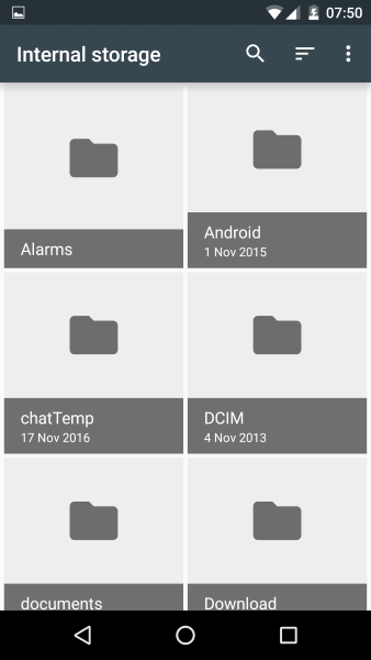 Come caricare, scaricare e vedere tutti i tuoi file Android3