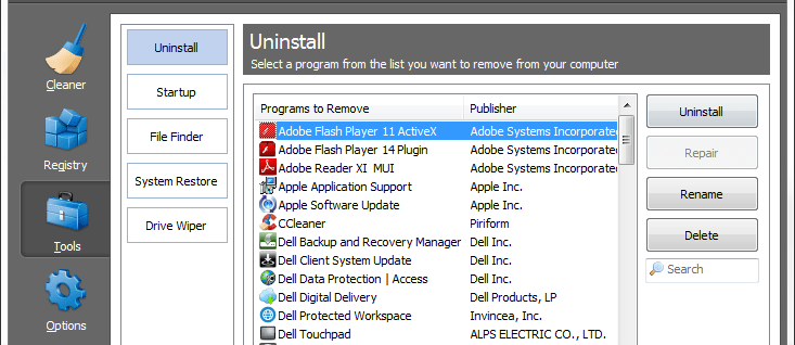 Как да деинсталирате програма в Windows: премахнете нежеланите приложения от вашия компютър