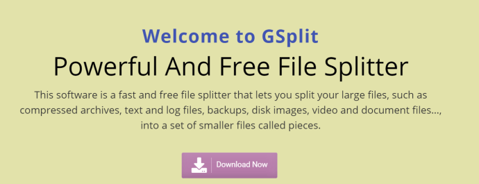 Homepage di Gsplit