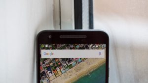 Google Nexus 5: Depan